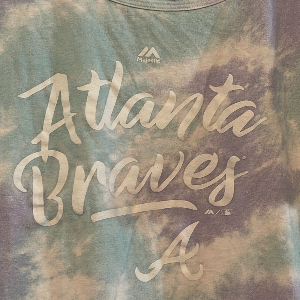 Nice tie dyed Atlanta Braves tshirt 2XL - Picture 3 of 5